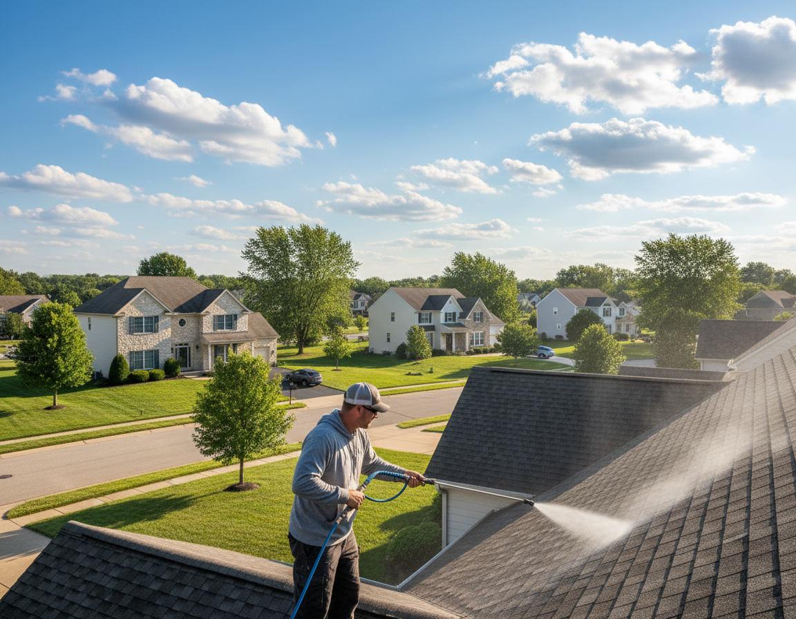 Westerville Roof Washing And Algae Removal